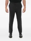 Corneliani Virgin Wool Trousers In Grey