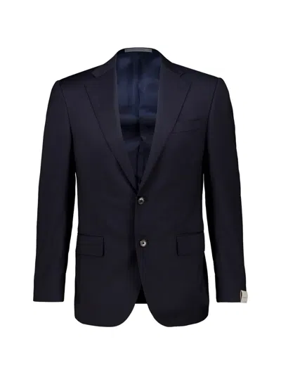 Corneliani Virgin-wool Suit In Animal Print