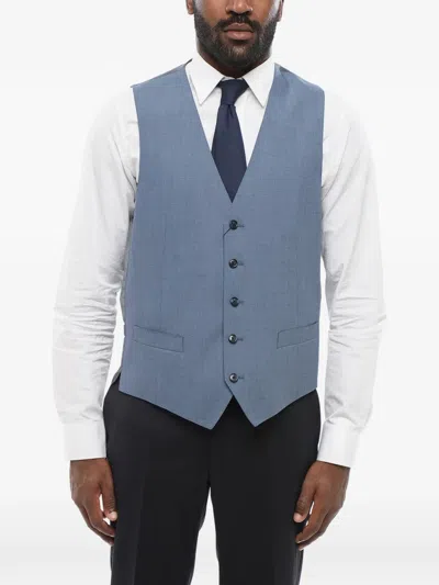 Corneliani V-neck Waistcoat In Multi