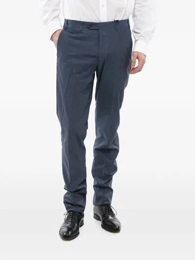 Corneliani Welt-pockets Trousers In Blue