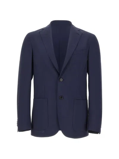 Corneliani Whisper Blazer In Blue