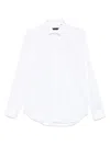 Corneliani White Cotton Classic Shirt In White