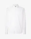 Corneliani White Cotton Twill Shirt In White