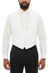Corneliani Single-breasted Embroidered Waistcoat In White