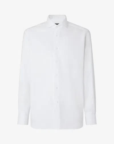 Corneliani White Royal Oxford Cotton Shirt