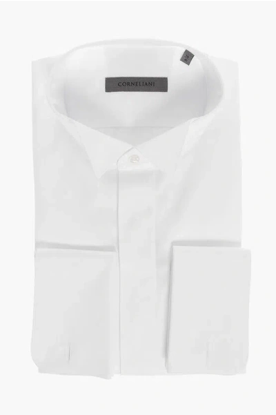 Corneliani Wing-tip Shirt With Hidden Buttoning Grösse 42