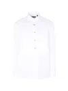 Corneliani Wing-tip Bib-front Shirt In White