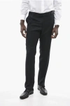 Corneliani Virgin Wool Academy Pants With Hidden Closure