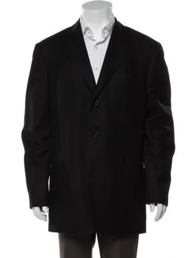 Pre-owned Corneliani Wool Blazer In Black