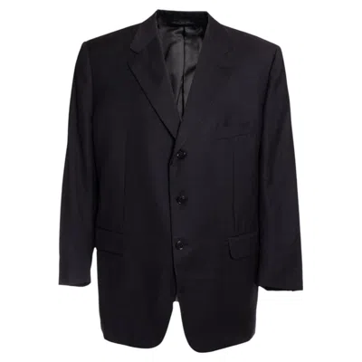 Pre-owned Corneliani , Wool Blazer In Dark Gray