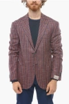 Corneliani Wool-blend Leader Soft Blazer With Check Pattern
