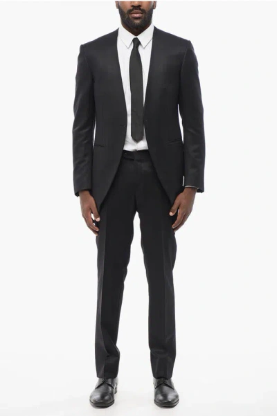 Corneliani Wool Blend Suit With Jetted Pockets Grösse 50