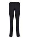 Corneliani Wool Blend Trousers In Blue