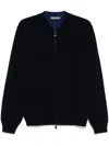 Corneliani Wool Cardigan In Blue