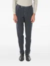Corneliani Wool Chino Pants In Blue