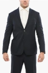 Corneliani Wool Gate Single Breasted Blazer With Patch Pockets