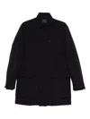 Corneliani Refined Blue Tailored Jacket In Black