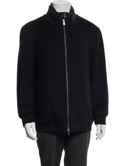 Pre-owned Corneliani Wool Jacket In Blue