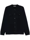 Corneliani Wool Shirt In Blue