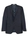 Corneliani Wool Single Brested Suit In Blue