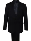 Corneliani Single-breasted Wool Suit In Blue