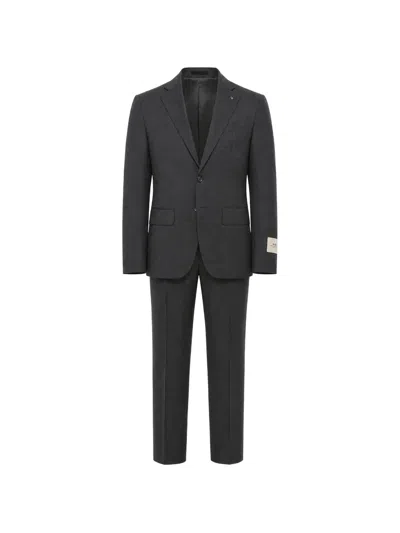 Corneliani Wool Suit In Gray
