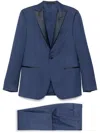 Corneliani Wool Suit In Blue In Blue