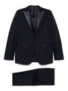 Corneliani Midnight Blue Wool Suit  In Blue