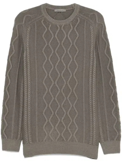 Corneliani Wool Sweater In 褐色