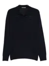 Corneliani Wool Sweater In Blue