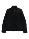 Corneliani Zip-up Bomber Jacket In Black