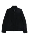 Corneliani Zip-up Bomber Jacket In Black