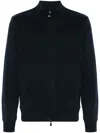 Corneliani Zip-up Sweatshirt In Blue