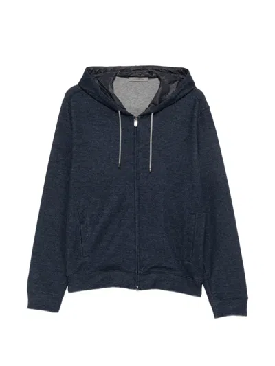 Corneliani Kapuzenjacke Mit Reissverschluss In Blue