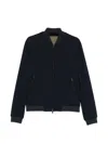 Corneliani Zip-up Bomber Jacket In Black
