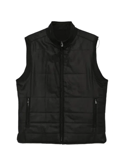 Corneliani Zip-up Gilet In Black