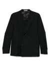 Corneliani Double-breasted Black Jacket With Tailored Fit