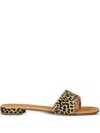 Cornetti Cannucce Animal-print Sandals In Multi
