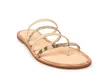 Cornetti Women's Nuoro Sandal In Nude/ Python In Multi