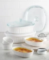 Corningware 10 Pc. Bakeware Set Created For Macys In French White