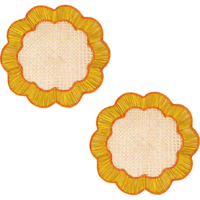 Coro Cora Breezy Placemat In Yellow