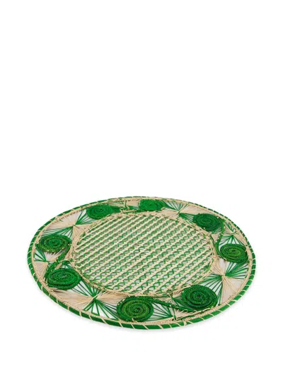 Coro Cora Caracol Placemat In Green