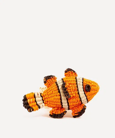 Coro Cora Clown Fish Napkin Ring In Orange