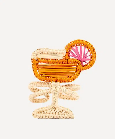 Coro Cora Daiquiri Napkin Ring In Orange