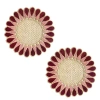 Coro Cora Drops Placemat In Brown