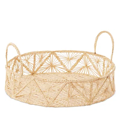 Coro Cora Large Round Handled Tray