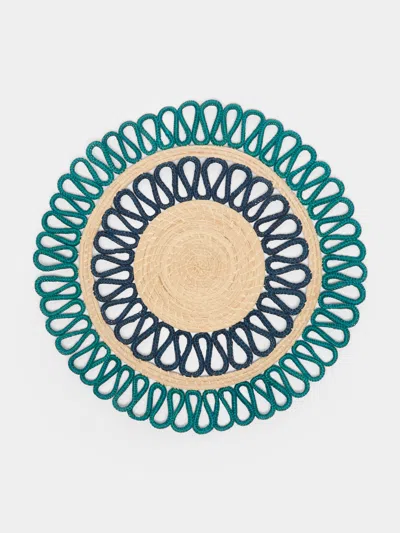 Coro Cora Magnolia Dos Handwoven Iraca Palm Placemats (set Of 4) In Multi