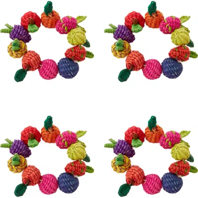 Coro Cora Multi Fruit Napkin Ring