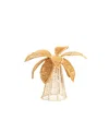 Coro Cora Palm Tree Candle Holder In Orange