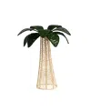 Coro Cora Palm Tree Candle Holder In Gold